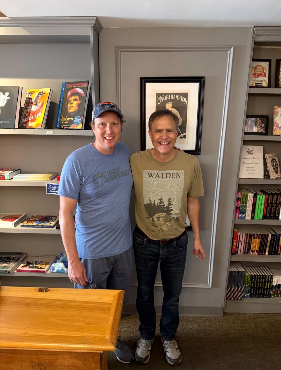 John Kuhn at Walden bookstore